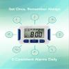 TabTime Pill Reminder with 8 Alarms per Day, Pill Tracker, Pill Timer, Medication Reminder Devices, Medication Tracker, Essential Parkinson's Patient Gadget view 2