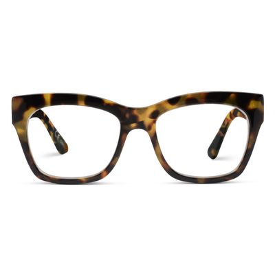 Peepers by PeeperSpecs Oprah's Favorite Women's Shine On Square Blue Light Blocking Reading Glasses - Tortoise +2.50