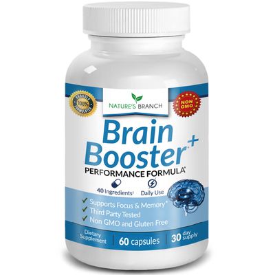 40-in-1 Brain Supplements For Memory And Focus - Performance Formula