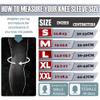 Knee Sleeves (1 Pair), 7mm Neoprene Compression Knee Braces, Great Support for Cross Training, Weightlifting, Powerlifting, Squats, Basketball and More (Skull, Medium) view 4