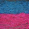 6 Dozen (72) Pink/Blue Mardi GRAS Beads-Baby Shower/Gender Reveal- view 1