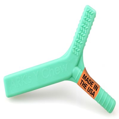ARK Y-Chew Sensory Chew, Sensory Toys for Kids and Adults, Chew Fidget for Autism, ADHD, SPD, Anxiety, Medical-Grade Oral Motor Therapy Tools, XT, Firm, Turquoise