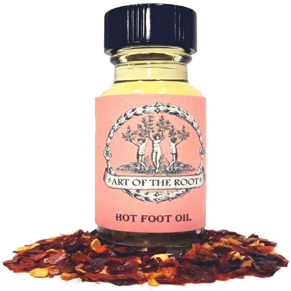 Hot Foot Oil 1/2 oz | Banishing & Removing Negative Energy Rituals | Hoodoo Wicca Pagan Voodoo Santeria