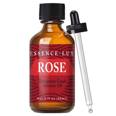 Essence-Lux Rose Essential Oil 60ml for Aromatherapy and Diffuser (2 fl oz)