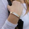 American Medical ID  Lynx Shine Medical ID Alert Bracelet  Rose Gold Tone Over Stainless Steel, for 6-7" wrist, 3 Lines Personalized Engraving Included view 4