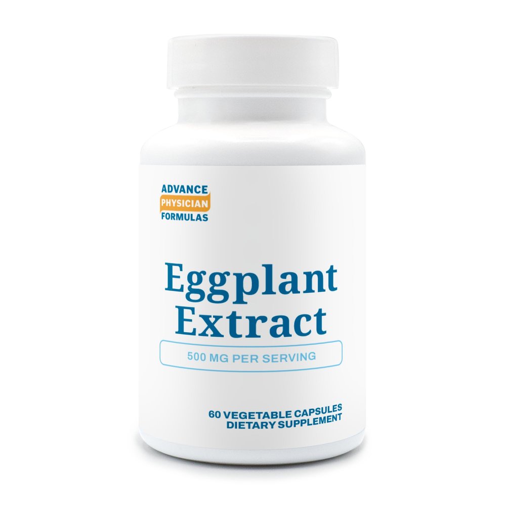 Advance Physician Formulas, Eggplant Extract 500 mg, 60 Vegetable Capsules