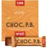 good! Snacks Chocolate Peanut Butter Vegan Protein Bar, Soy & Gluten Free, Plant Based, Low Sugar, 15g Clean Protein, Natural Healthy Snack, Kosher Friendly, For Athletes & Active Lifestyles, 12 Bars view 1
