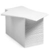 200 BloominGoods Disposable Bathroom Napkins | Single-Use Linen-Feel Guest Towels | Cloth-Like Hand Tissue Paper, White, 12" x 17", Made In USA view 1