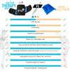 BODYPROX Cold & Hot Therapy Wrap, Reusable Gel Pack for Pain Relief. Great for Sprains, Muscle Pain, Bruises, Injuries, Etc. (Foot, Arm, Elbow, Ankle). view 3