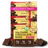 ChocoPerfection Sugar Free Dark Chocolate  Keto-Friendly, Gluten-Free, Vegan, No Maltitol, Low-Carb, Low Glycemic, Fiber-Rich, Ideal Valentines Day, Diabetic & Keto Gifts  Box of 30 Bars, 10g Each view 1