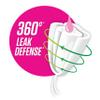Playtex Sport Odor Shield Tampons Regular Absorbency, Unscented - 16ct | Regular Tampons for Women, Feminine Care, Playtex Tampon with 360 Leak Defense and Odor Control view 3