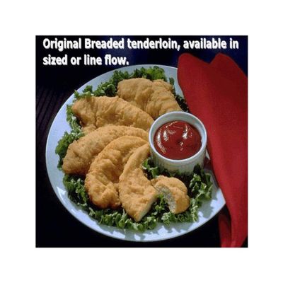 Brakebush Original Select Breaded Sized Chicken Breast Tenderloin, 10 Pound -- 1 each.