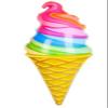 Love to Learn Inflatable Ice Cream Cones, Ice Cream Blow-ups, Party Decoration, Party Favor, 12 view 2