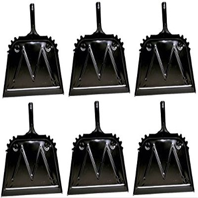 16" BLK MTL Dust Pan