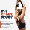 KT Tape, PRO Synthetic Elastic Kinesiology Athletic Tape, 150 Count, 10 Precut Strips, Sonic Blue view 2