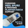 Airplus Plantar Fasciitis Orthotic 3/4 Length Shoe Insole- Foam Shell & Gel Heel - Deep Heel Cup, Full-Foot Arch Support - Soft Cushioning & Stability-APMA Certified-Fits Most Shoes & Boots - Unisex view 3