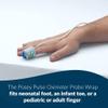 TIDI Posey Pulse Oximeter Probe Wrap  Universal Design  Quantity: 12 Pulse Oximeter Probe Wraps Per Package  Pulse Oximeter for Baby, Child & Adult  Home Care (6554) view 3
