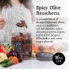 Sable & Rosenfeld Spicy Olive Bruschetta in a Jar 16 oz (Pack of 6), Kalamata Mediterranean Sandwich Spread with Peppers and Olive Oil, Non-GMO, Gluten-Free view 3