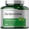 Horbach Graviola Capsules | 2000 mg | 120 Count | Non-GMO, Gluten Free | Soursop (Annona Muricata) view 1