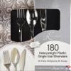 Reflections Heavyweight "Looks Like Silver" Disposable Flatware (180 pcs) view 1