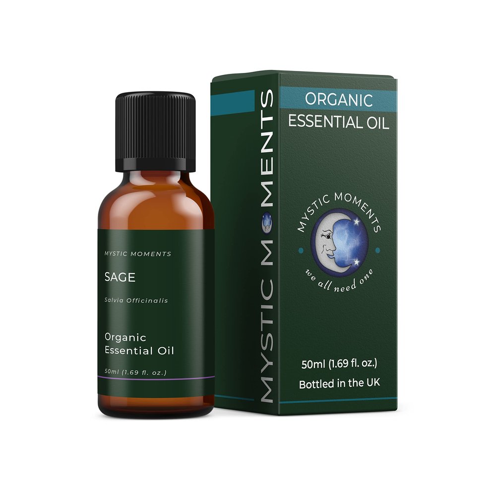Mystic Moments | Sage Organic Essential Oil - 50ml - 100% Pure