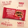 Nature's Bakery Whole Wheat Fig Bars, Strawberry, Real Fruit, Vegan, Non-GMO, Snack bar, 1 box with 6 twin packs (6 twin packs) view 3