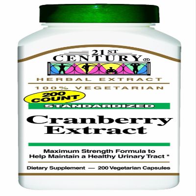 21st Century Standardized Cranberry Extract Capsules 200ct - 2 Pack (2)