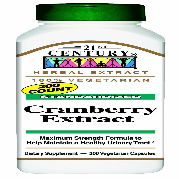 21st Century Standardized Cranberry Extract Capsules 200ct - 2 Pack (2)
