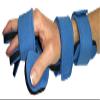AliMed Comfyprene Hand/Wrist Separate Finger Orthosis Adult (Right, Light Blue) view 1