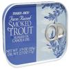 Trader Joe's Smoked Trout Fillets in Oil Skinless 3.9 oz Tin, (6 Pack) view 4
