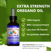 Healthy Health Oregano Oil - Wild Mediterranean - ECO Certified Organic Extra Strength 83% Carvacrol, Liquid, Immune Support, Vegan, Aceite de Oregano, Non GMO 1 fl. OZ view 2