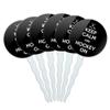 Set of 6 Cupcake Picks Toppers Decoration Keep Calm and H-O - Hockey On Sports - Keep Calm and view 1