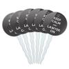 Set of 6 Cupcake Picks Toppers Decoration Keep Calm and H-O - Lawyer On - Keep Calm and view 1