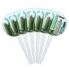 Set of 6 Cupcake Picks Toppers Decoration Places and Things - Chicago Hancock Building Willis Tower view 1