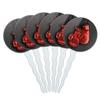 Set of 6 Cupcake Picks Toppers Decoration Sports and Hobbies - Boxing Gloves Boxer view 1