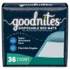 Goodnites Disposable Bed Pads/Bed Mats for Bedwetting, 2.4 x 2.8 ft, 36 Ct (4 Packs of 9) view 1