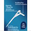 DenTek Complete Clean | Easy Reach Angled Floss Picks | No Break & No Shred Floss | Designed for Hard to Reach Molars | Y-Shaped Pick | 75 Count in Each (Pack of 5) view 4