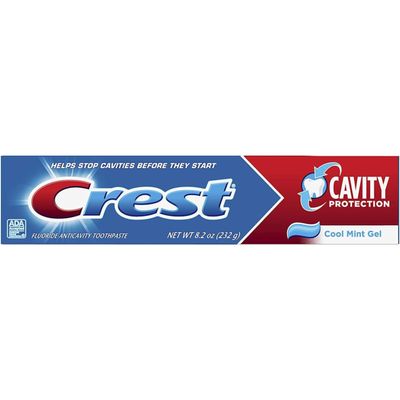 Crest Cavity Protection Toothpaste Gel Cool Mint 8.20 oz (Pack of 8)