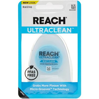 REACH Ultra Clean Flo Size 30yar Listerene Ultra Clean Floss 30yard (Pack of 10)