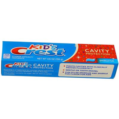 Crest Kids Tube Size 4.6z Crest Kids Sparkle Fun Cavity Protection Toothpaste (Pack of 3)