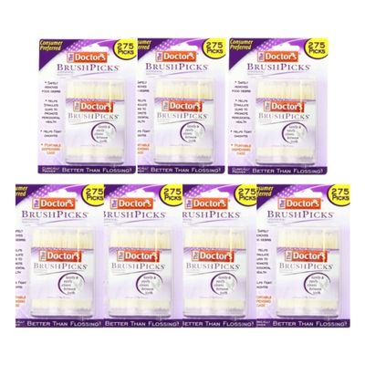The Doctor's BrushPicks Interdental Toothpicks, 275 Count (Pack of 7)