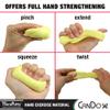 CanDo TheraPutty Standard Hand Exercise Putty For Rehabilitation, Exercises, Hand Therapy, Occupational Therapy, Hand Strengthening, Improve Motor Skills, Stress Relief, Yellow: X-Soft, 6 oz view 3