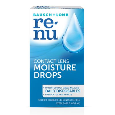 Renu MultiPlus Lubricating & Rewetting Drops from Bausch + Lomb 8 mL (0.27 fl. oz.) - Pack of 3