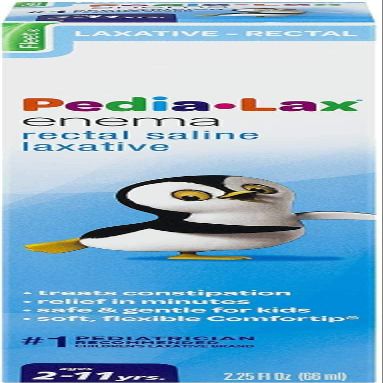Fleet Pedia-Lax Enema 2.25 oz (Pack of 4)