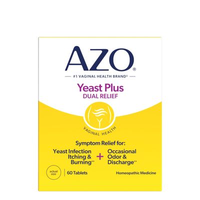 AZO YeastPlus Tablets 60 Count (Pack of 12)