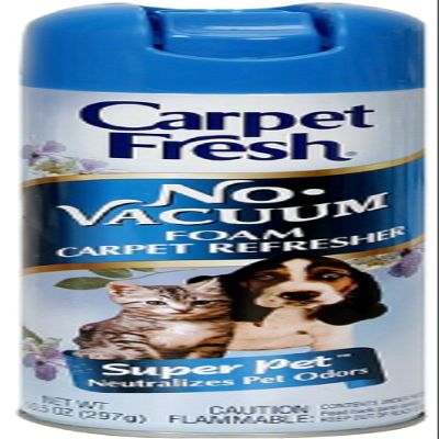 Carpet Fresh No Vacuum Foam Carpet Refresher, Super Pet 10.50 oz (Pack of 10)