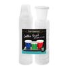 Party Essentials Squeezable Plastic Gelatin/Jello Shot Glasses/Portion Souffle Cups/Condiment Sauce Containers with Lids, 50 Sets, 2 oz. Clear (N502346) view 3
