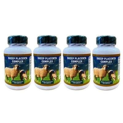 4 bottles Sheep Placenta Complex 100 Capsules/bottle, Make In USA, FRESH, Faster shipping !!