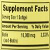Spring Valley Biotin 10,000 mcg, 2 Bottles of 120 Softgels (2 Pack) view 2