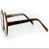 "Imagine" Optical Quality Reading Glasses with Retro Round Frames (Tortoise +2.00) view 3